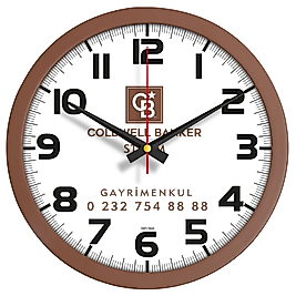 V30-333-KH Plastik Duvar Saati