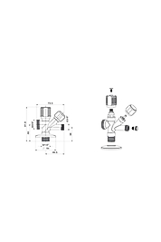 DUAL (ÇİFT) ÇATALLI ARA ÇAMAŞIR MAKİNESİ MUSLUK (69110) 2Lİ PAKET