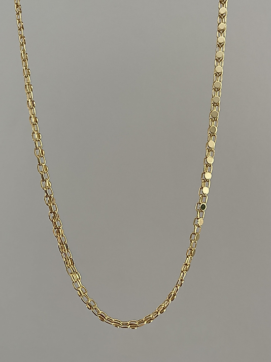 Çelik Altın Kaplama Arpa Kolye