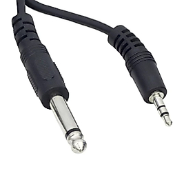 3.5 Mm Stereo Erkek-6.3 Mm Mono Erkek 3 Metre Ara Kablo