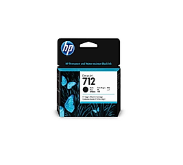 HP 712B 38-ml Black DesignJet Ink Cartridge