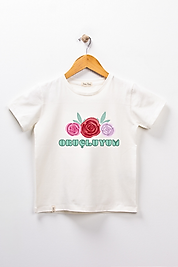 Yetişkin Kısa Kollu Bisiklet Yaka "Oruçluyum" Baskılı Tişört Mevsimlik Pamuklu