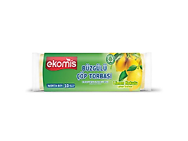 EKOMİS BÜZGÜLÜ ÇÖP TORBASI LİMON KOKULU ORTA BOY