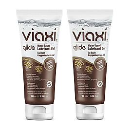 Viaxi Glide Çikolatalı Su Bazlı Kayganlaştırıcı Jel 100 ml 2 Adet
