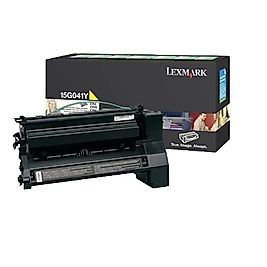 Lexmark 15G041Y Sarı Orijinal Toner