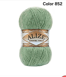 ALİZE ANGORA GOLD COLOR 852-GOLD YEŞİL