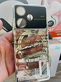 İnfinix Hot 30 Lens Korumalı Telefon Kılıfı Gümüş