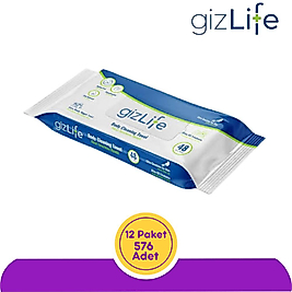 Gizlife Vücut Temizleme Havlusu (12 Paket) 576 Yaprak