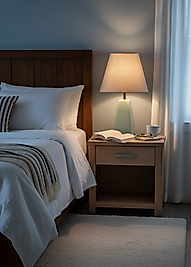 Üçgen KonikCam Göbeği Abajur AB042