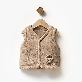 Erkek Bebek Peluş Yelek