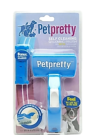Petpretty Basmalı Otomatik Temizlenen Kedi ve Köpek Tarak Tüy Toplama Tarağı