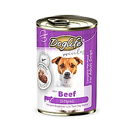 Doglife Köpek Konserve Biftekli 400 Gr - 8681475634284