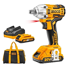 INGCO CIWLI2001 Li-ion Akülü Somun Sıkma 1/2'''' 20V 2.0Ah''