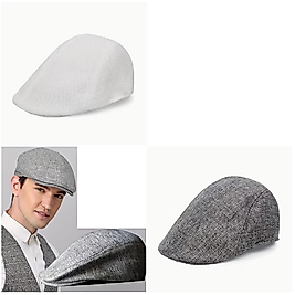 (1 BEYAZ + 1 GRİ) 2 ADET TARZ RETRO TASARIM TÜM YAŞLARA HER MEVSİME UYGUN BERE ŞAPKA