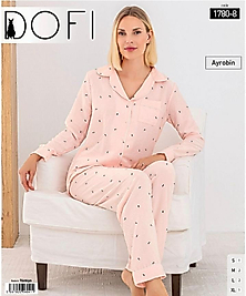Dofi Düğmeli Pijama Takımı 1780-8