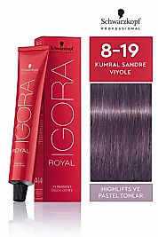 İGORA ROYAL SAÇ BOYASI 60 ML.  (8-19 KUMRAL SANDRE VİYOLE)