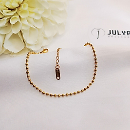 ÇELİK GOLD KARARMAZ PASLANMAZ ZARİF TOP BİLEKLİK