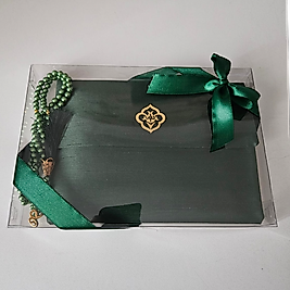 Yeşil İpek Keseli set