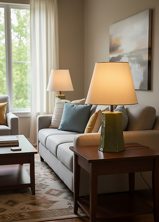 Dekoratif Seramik Altıgen Yeşil AB040