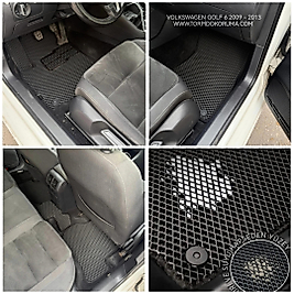 Volkswagen Golf 6 2009 - 2013 Kasa Akıllı Premium Eva Oto Paspas (Aksesuarlar Fiyata Dahil Değildir)