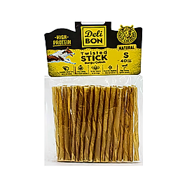 Deli Bon Burgu Çubuk İnce Köpek Ödül Kemiği 40'lı