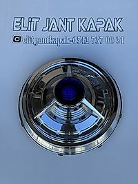 15 INCH DÜZ ÇEMBERLİ MAVİ SS JANT KAPAĞI