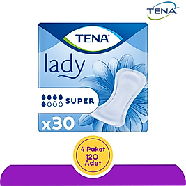 Tena Süper Lady Mesane Pedi 30'lu (4 Paket)
