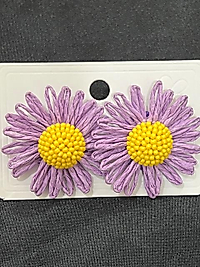 Çiçek tasarım küpe