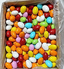 RENKLİ ÇİKOLATALI BADEM DRAJE (KUTU İÇİ=3 KG)