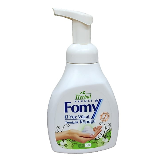 FOMY HERBAL EL YÜZ VÜCUT TEMİZLİK KÖPÜĞÜ PH 5.5 500 ML