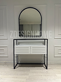 80X100 CM AYNA, 90X35X100 CM DRESUAR SİYAH Z22