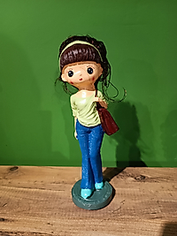 MERCAN MOBİLYA AKSESUAR, BÜYÜK KIZ  , Polyester Dekoratif Biblo, hediyelik eşya