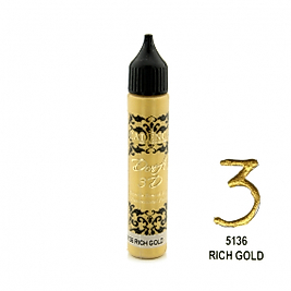 3D BONCUK BOYA-5136-RİCH GOLD