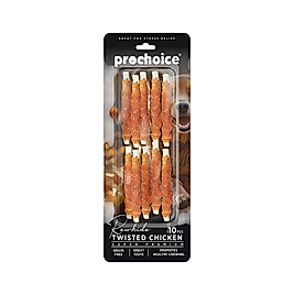 Prochoice Rawhide Twisted Tavuk Etli Kemik (10'lu)