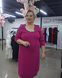Fuşya Elbise