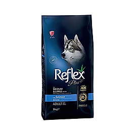 Reflex Plus Somonlu Büyük Irk Yetişkin Köpek Maması (3 kg)