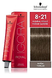 İGORA ROYAL SAÇ BOYASI 60 ML. (8-21 AÇIK KUMRAL YOĞUN SANDRE)
