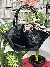 Zara model kurdele detay siyah çanta