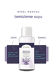 Micellar Makyaj Temizleme Suyu Organik Lavanta & Çuha Yağlı Tüm Cilt Tipleri İçin 200 ML