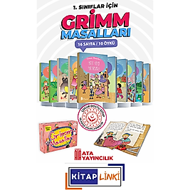 Grimm Masalları 1.sınıflar için 10 öykü 16 sayfa Ata Yayıncılık