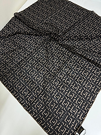 SOFT KETEN EŞARP GEOMETRİK DESEN 01