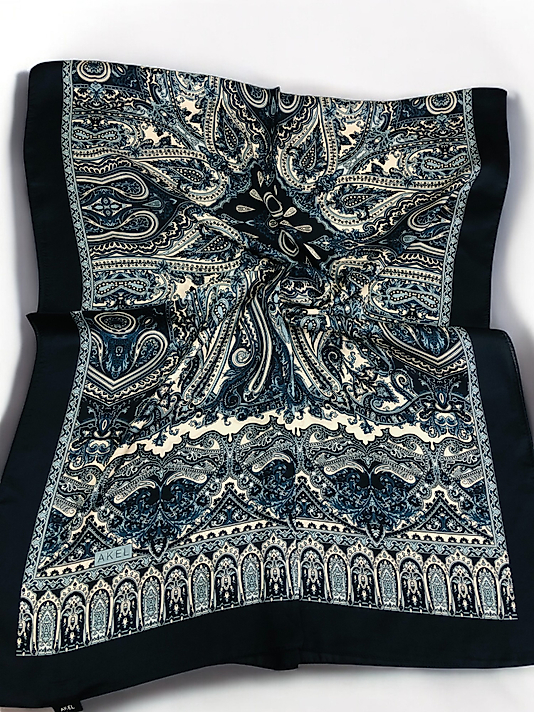 Desenli Alfa Silk Şal Pastel Desen