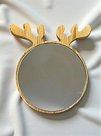 Ren Geyiği Ayna - Geyik Desenli Ayna - Dekoratif Ayna - Ayna