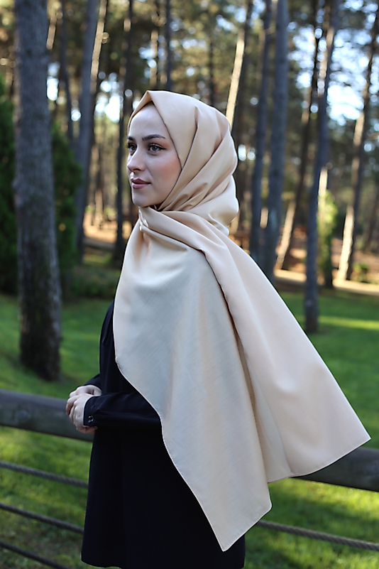 Düz Modal Polyester Şal 80 X 185 Ebat