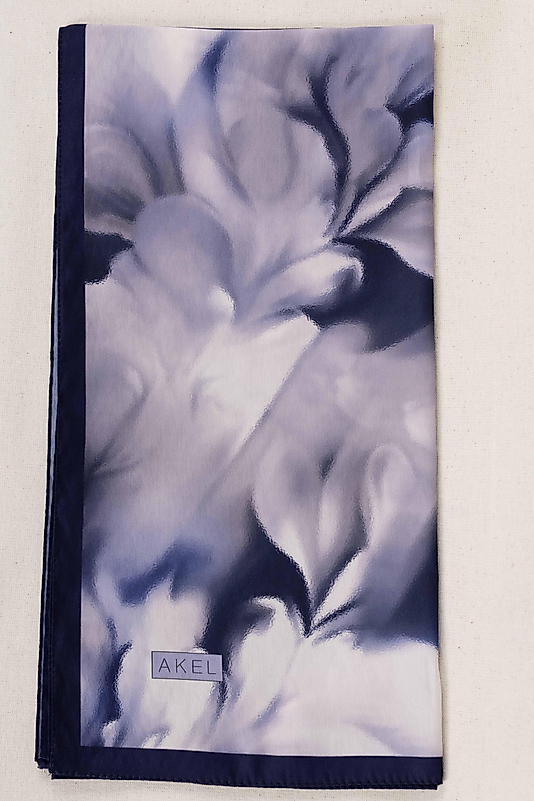 DESENLİ FRANSIZ İPEĞİ EŞARP DESEN-1