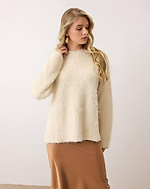 premium kalite tüylü kazak