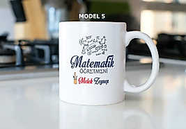 Matematik Öğretmeni Temalı Kupa Bardak