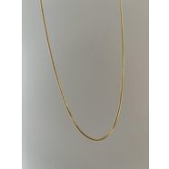 Çelik İnce Yılan Zincir Kolye 60cm