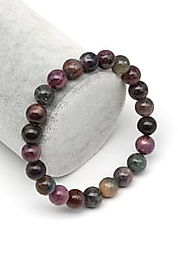 Yakut - Safir Doğaltaş Bileklik 8 mm Küre