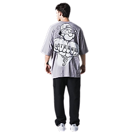 Owersize Dijital Baskı Temel Reis T-Shirt